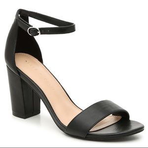 Strappy Black Heels (Never Worn)